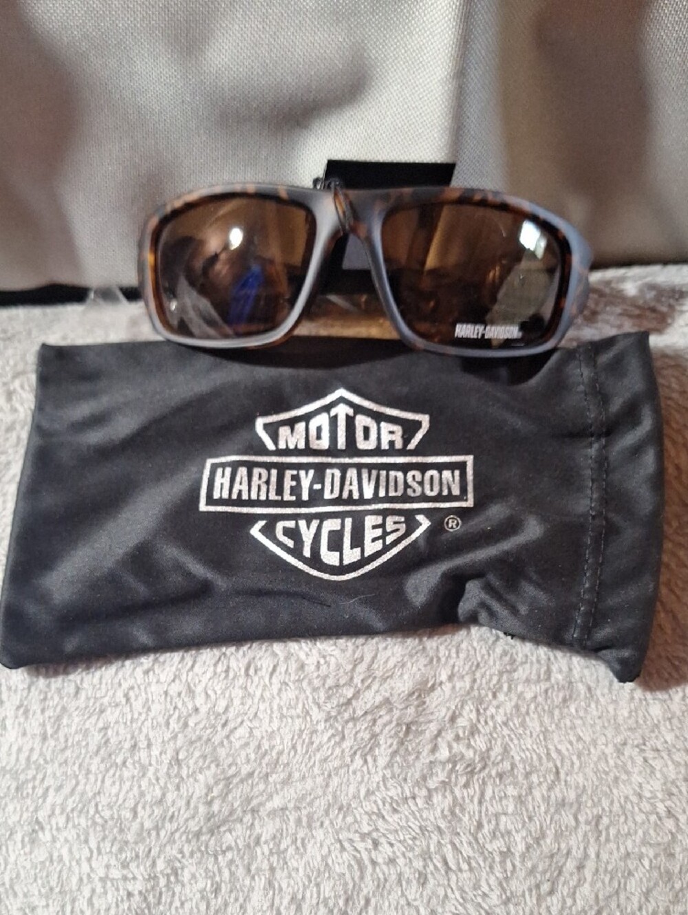 NWT Harley-Davidson Women’s Tortoiseshell Sunglasses - Brown Lenses - Picture 2 of 7